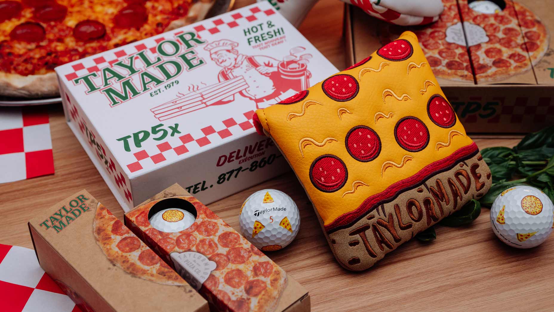TaylorMade releases must-have pizza-themed headcovers and balls TaylorMade releases must-have pizza-themed headcovers and balls