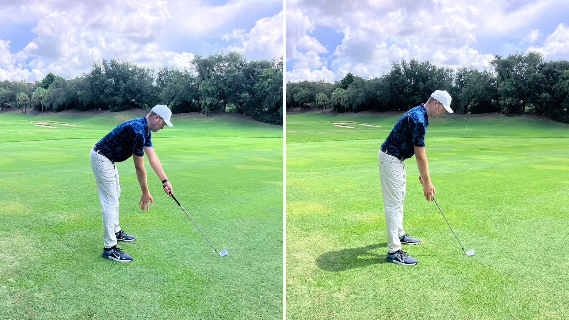 How to tell if you’re standing the correct distance from the golf ball How to tell if you’re standing the correct distance from the golf ball