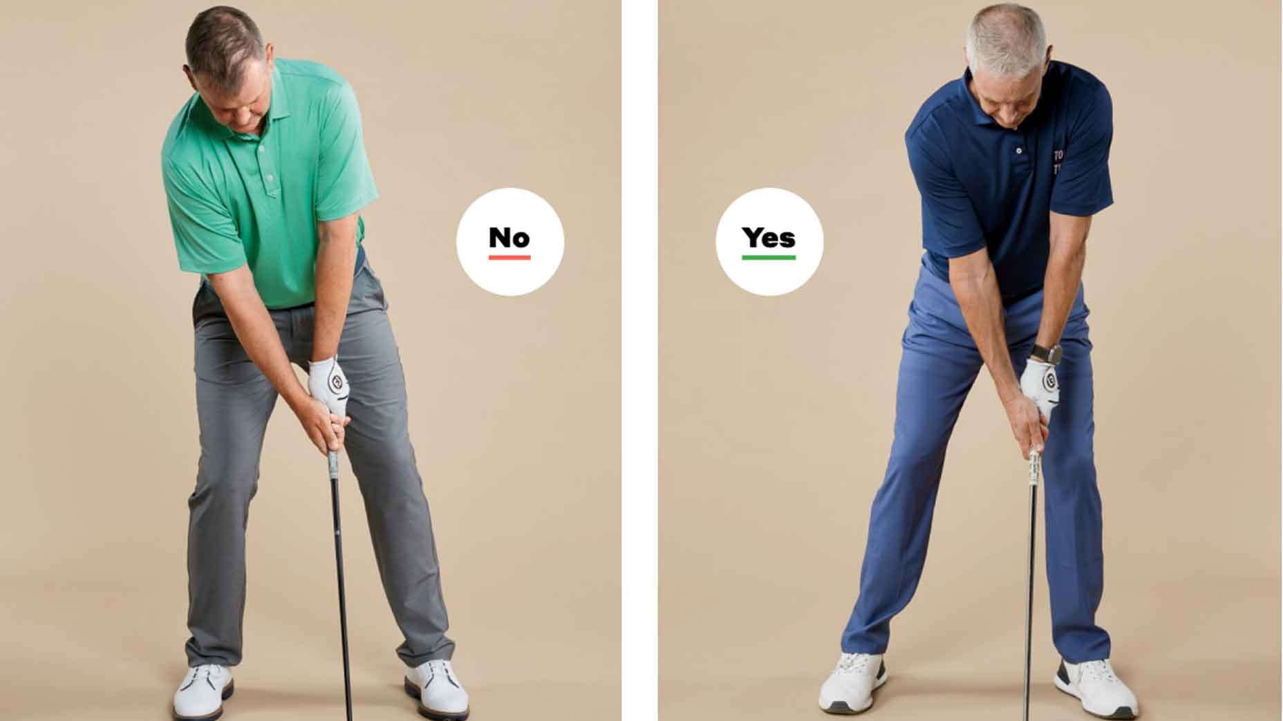 john novosel jr. and jon tattersall demonstrate the right and wrong way to set up