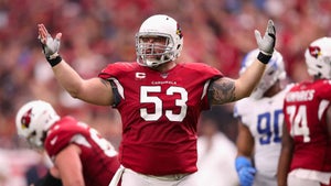 arizona cardinals player A.Q. Shipley celebrates