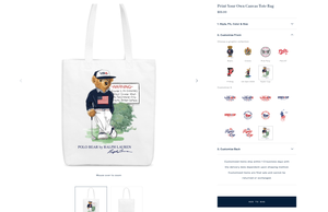 2025 U.S. Ryder Cup tote bag