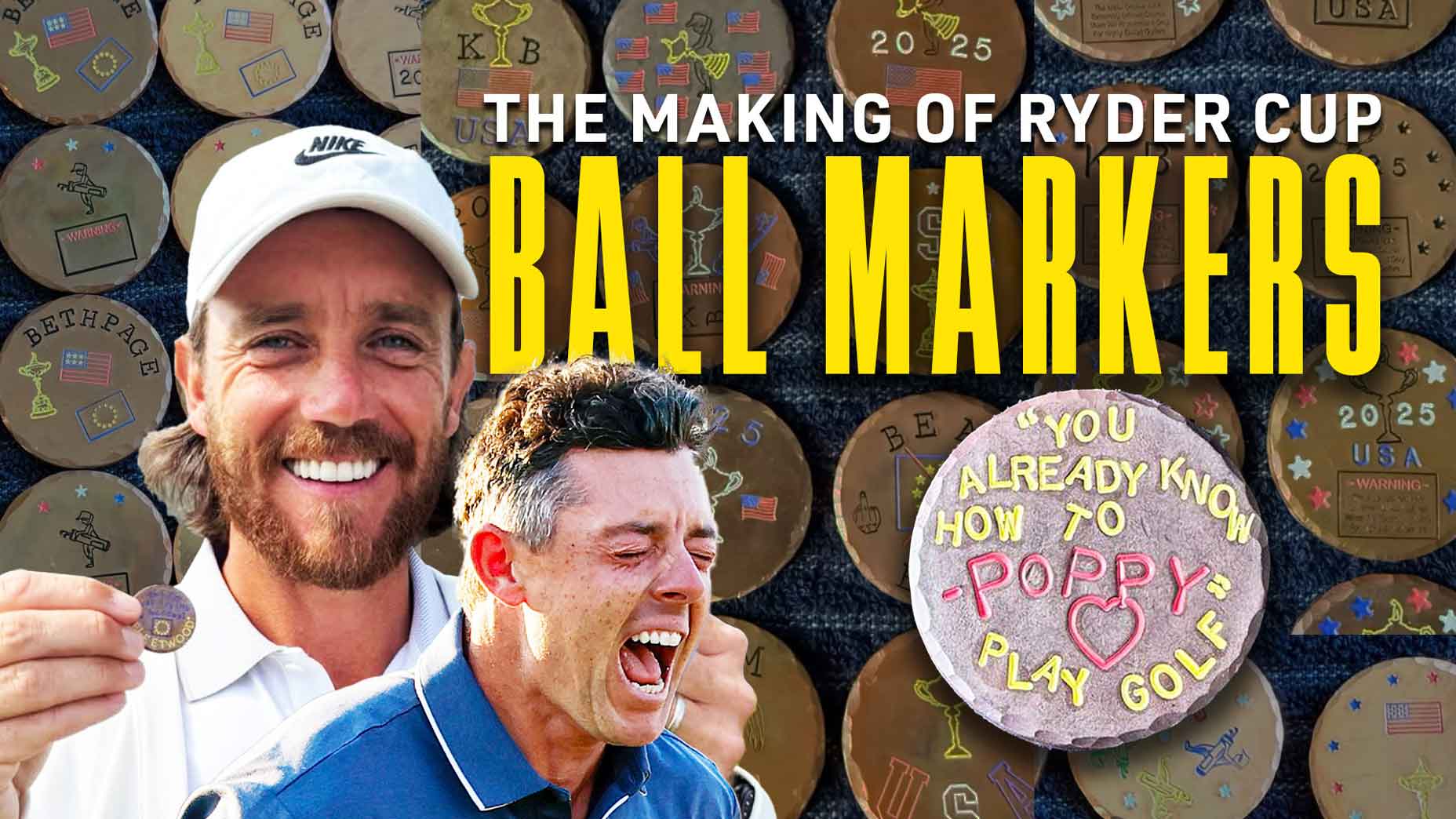 He just wanted to buy new clubs. Now he’s supplying Ryder Cup stars with ball markers He just wanted to buy new clubs. Now he’s supplying Ryder Cup stars with ball markers