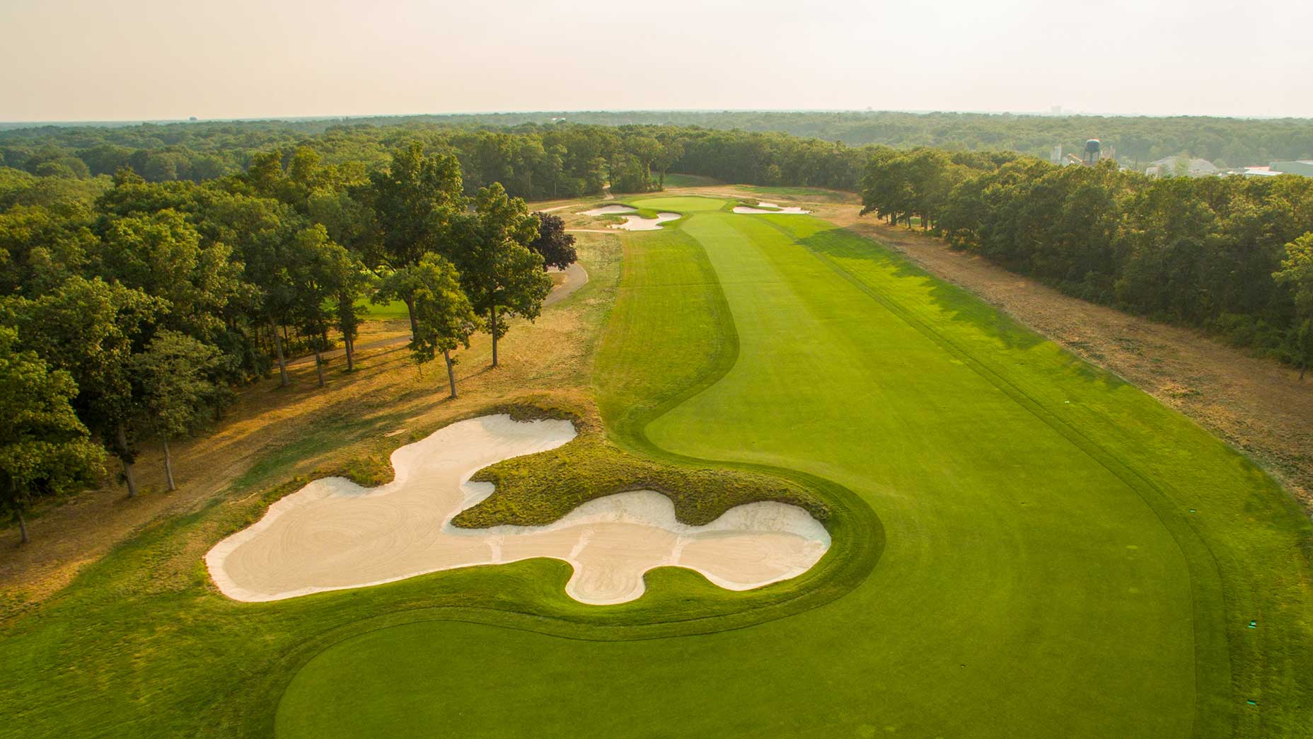 The 12th hole at Bethpage Black in Farmingdale, N.Y.