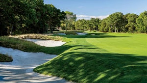 The 13th hole at Bethpage Black in Farmingdale, N.Y.