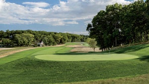 The 15th hole at Bethpage Black in Farmingdale, N.Y.