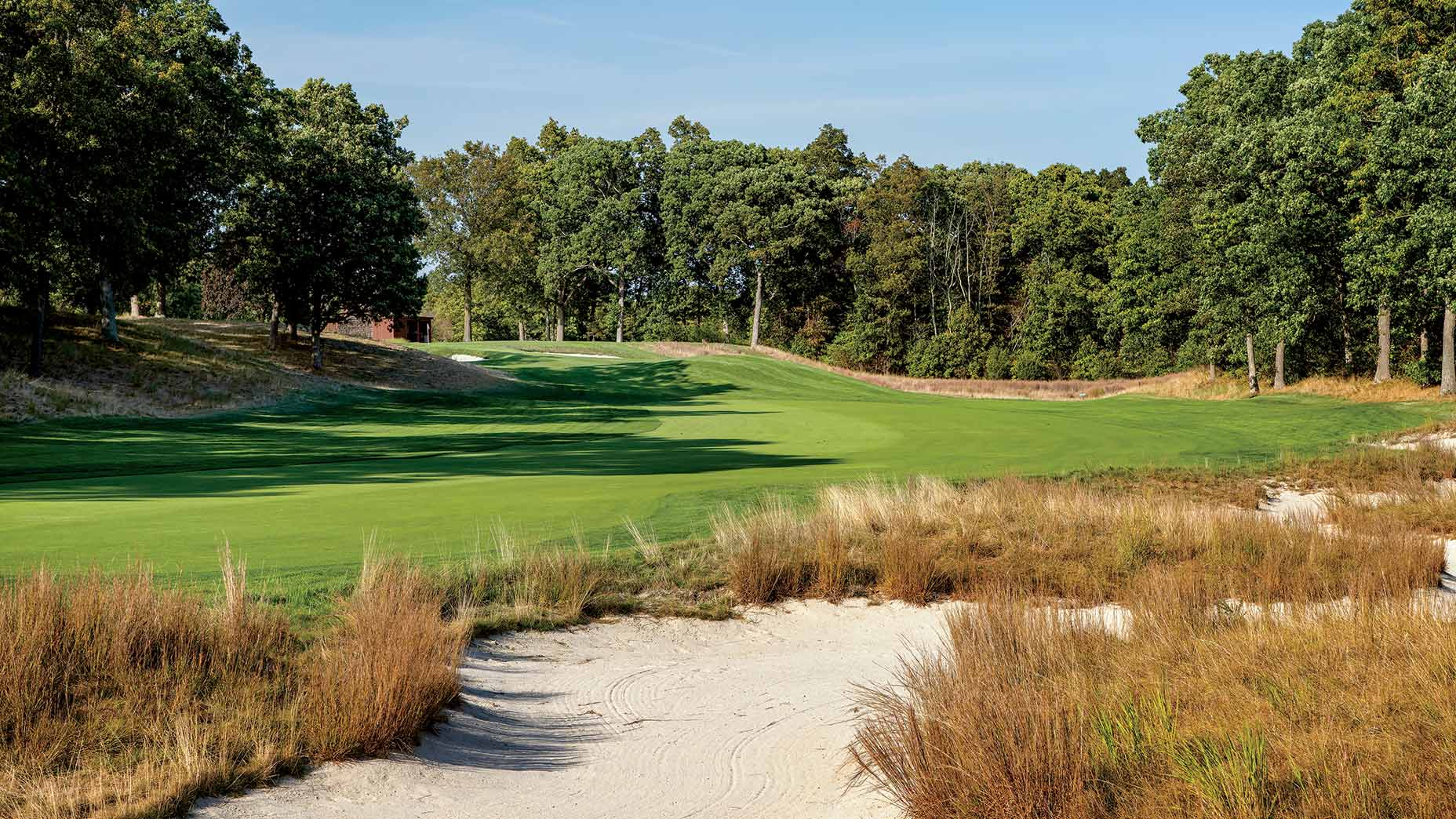 The 5th hole at Bethpage Black in Farmingdale, N.Y.