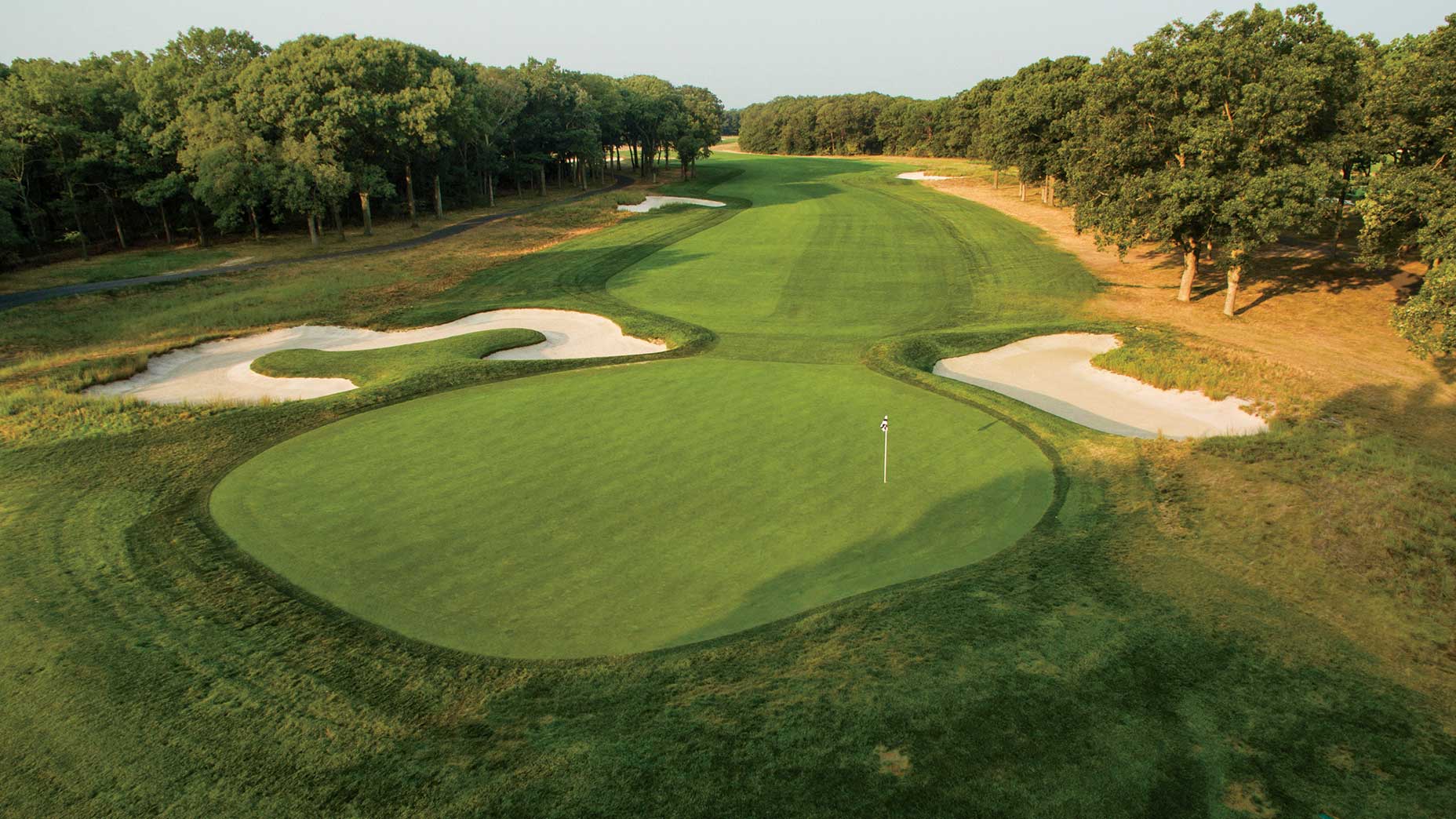 The 7th hole at Bethpage Black in Farmingdale, N.Y.