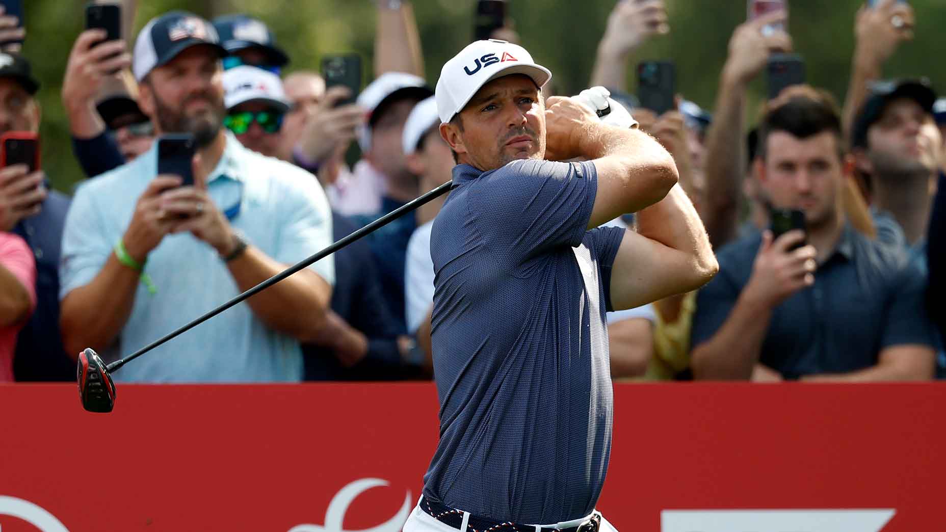 Bryson DeChambeau rallies Ryder Cup fans with electrifying range session Bryson DeChambeau rallies Ryder Cup fans with electrifying range session