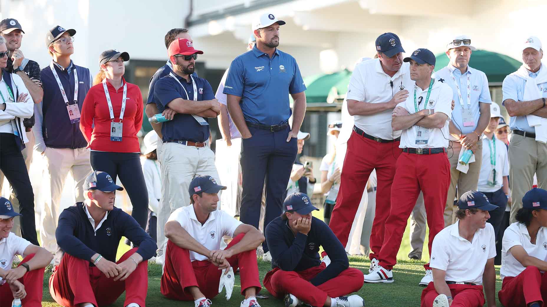 Bryson DeChambeau makes surprise Walker Cup appearance to motivate Team USA Bryson DeChambeau makes surprise Walker Cup appearance to motivate Team USA