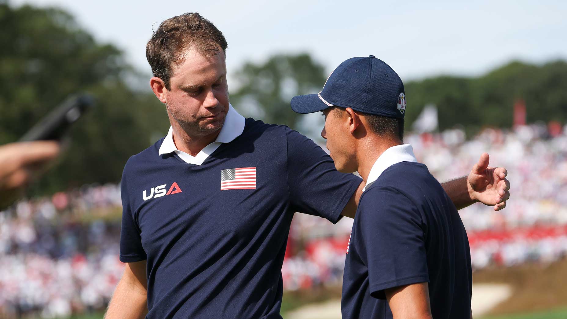 Harris English and Collin Morikawa have lost both matches this week.