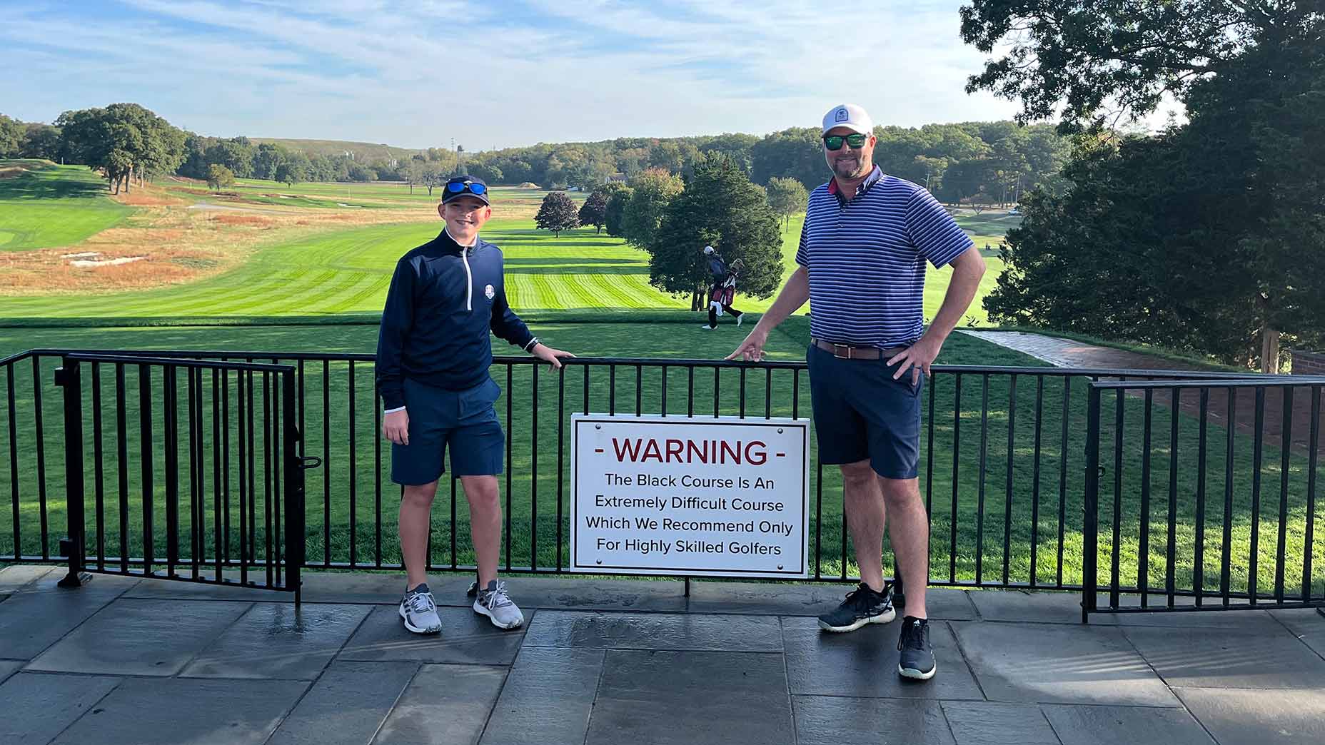 A 1,000-mile trek and 1 unforgettable father-son round at Bethpage Black A 1,000-mile trek and 1 unforgettable father-son round at Bethpage Black
