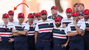 harris english with u.s. team at ryder cup on sunday