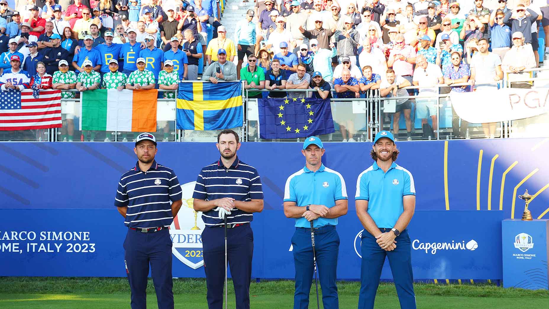 Xander Schauffele patrick cantlay rory mcilroy tommy fleetwood