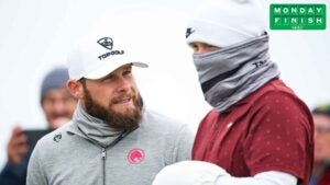 Tyrrell Hatton and Robert MacIntyre at the Dunhill Links.