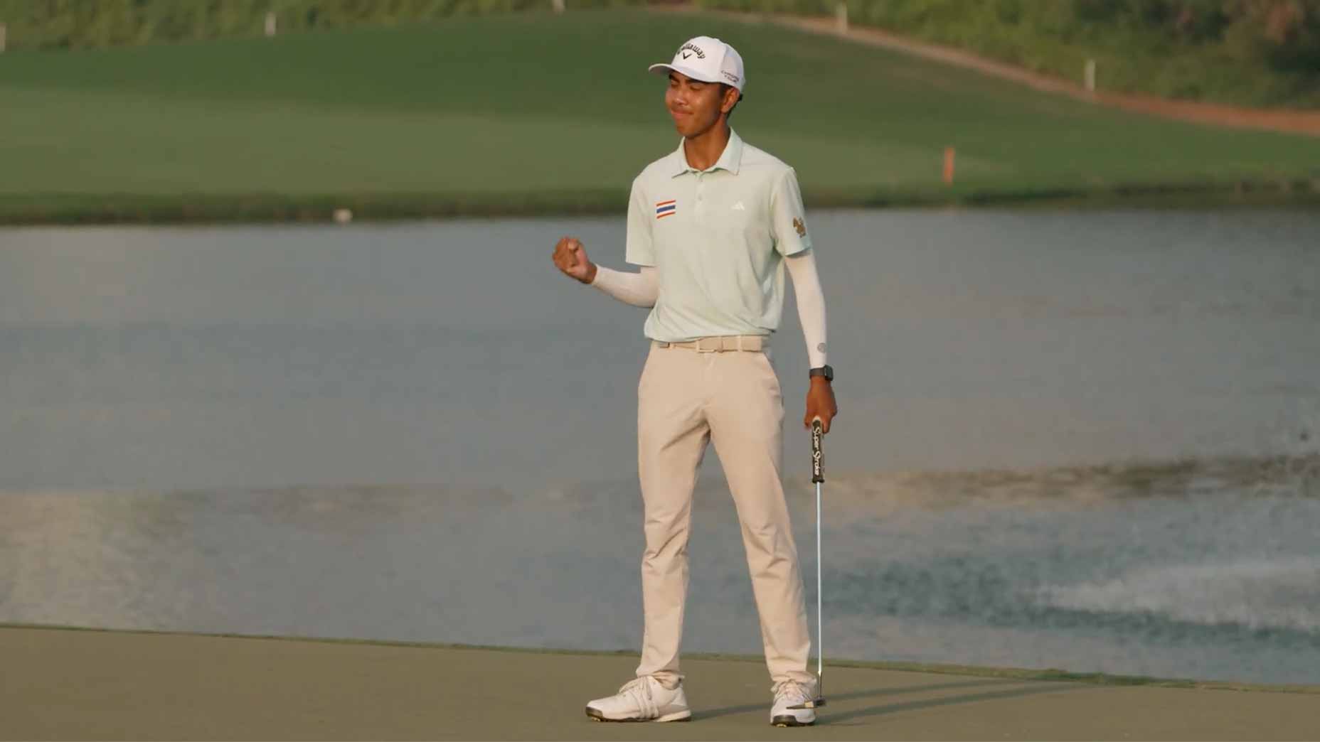 Golfer clinches first Masters after insane 6-stroke comeback, 3-hole playoff Golfer clinches first Masters after insane 6-stroke comeback, 3-hole playoff