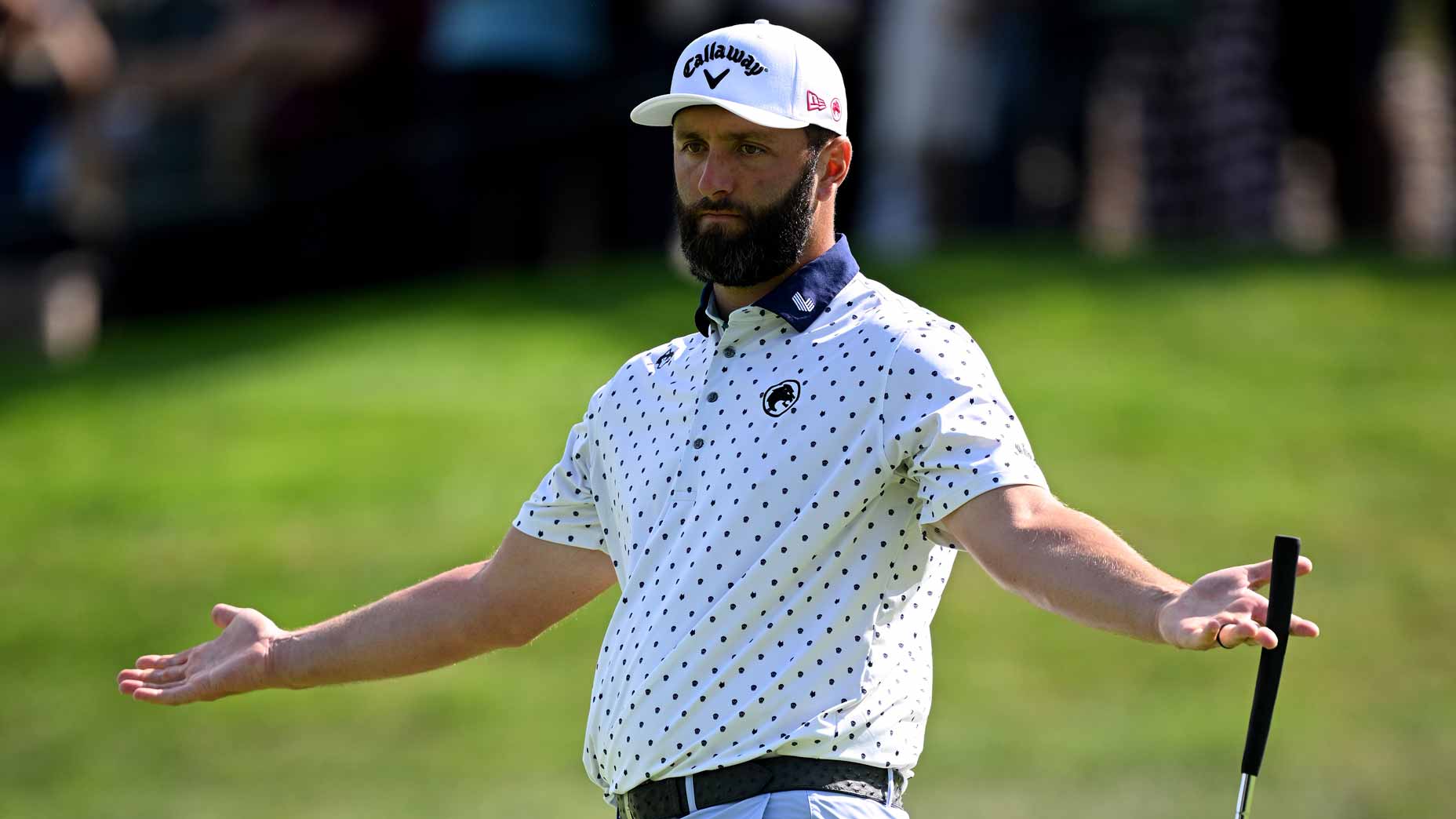 ‘It’s not OK’: Jon Rahm gets in testy debate with marshal ‘It’s not OK’: Jon Rahm gets in testy debate with marshal