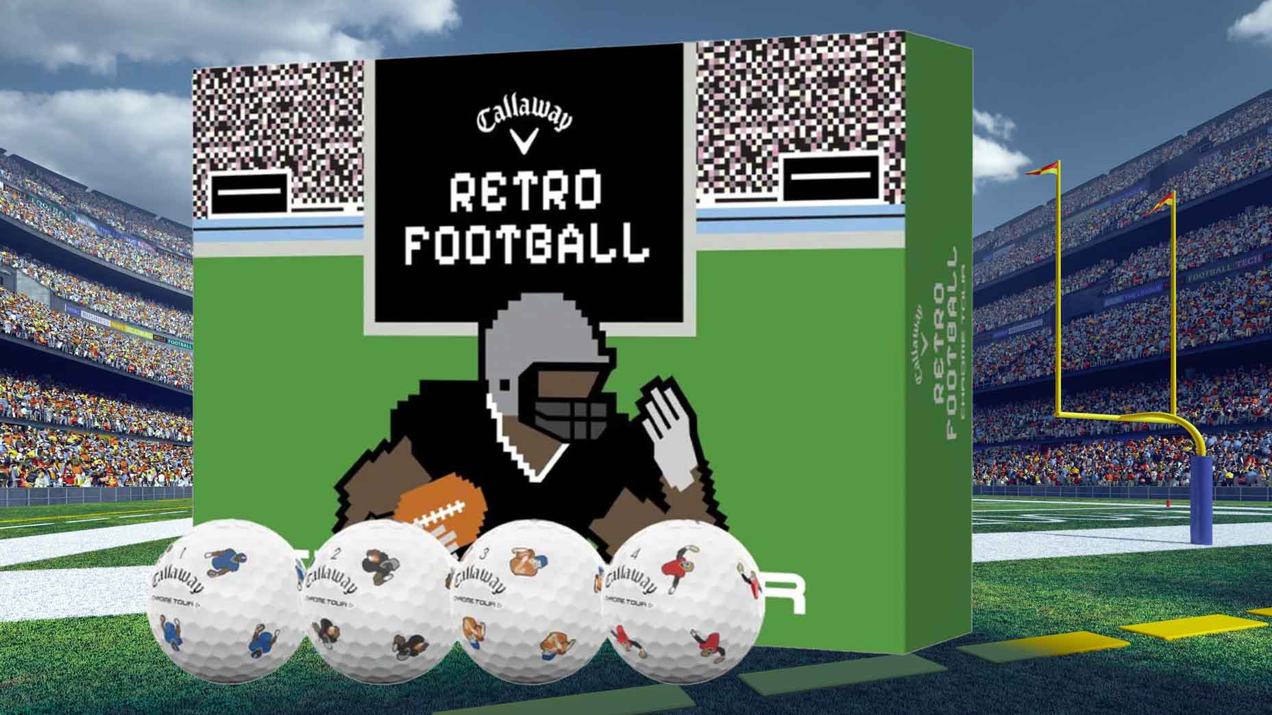 Football fans *need* these retro, limited-edition golf balls Football fans *need* these retro, limited-edition golf balls