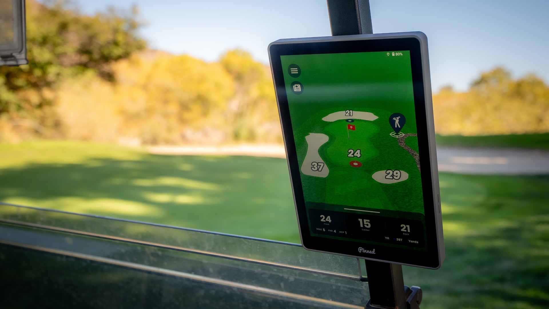 Take the cart GPS screen anywhere with Pinned Golf’s new ‘Caddie’ Take the cart GPS screen anywhere with Pinned Golf’s new ‘Caddie’