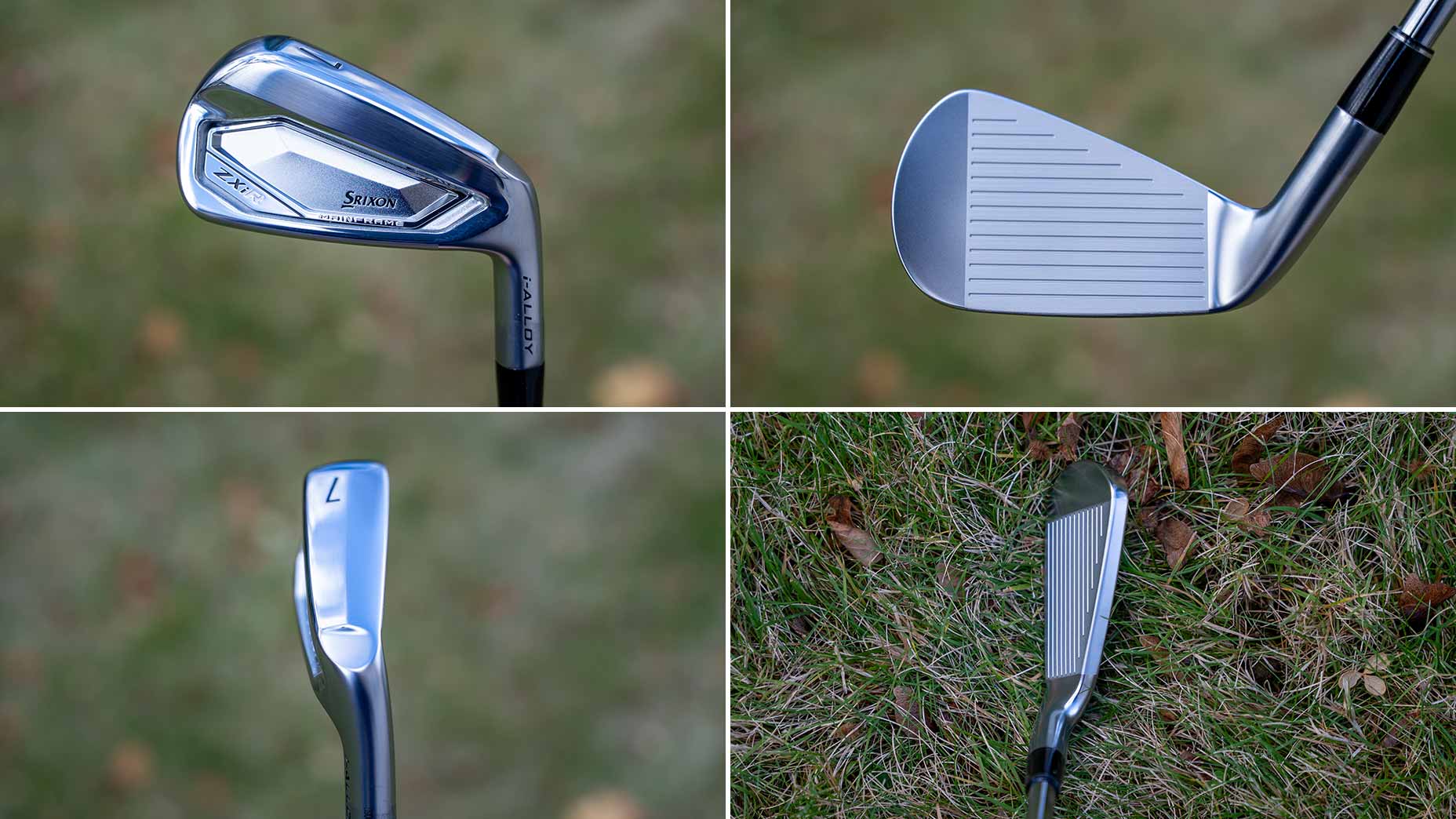 Srixon ZXiR irons from all angles.