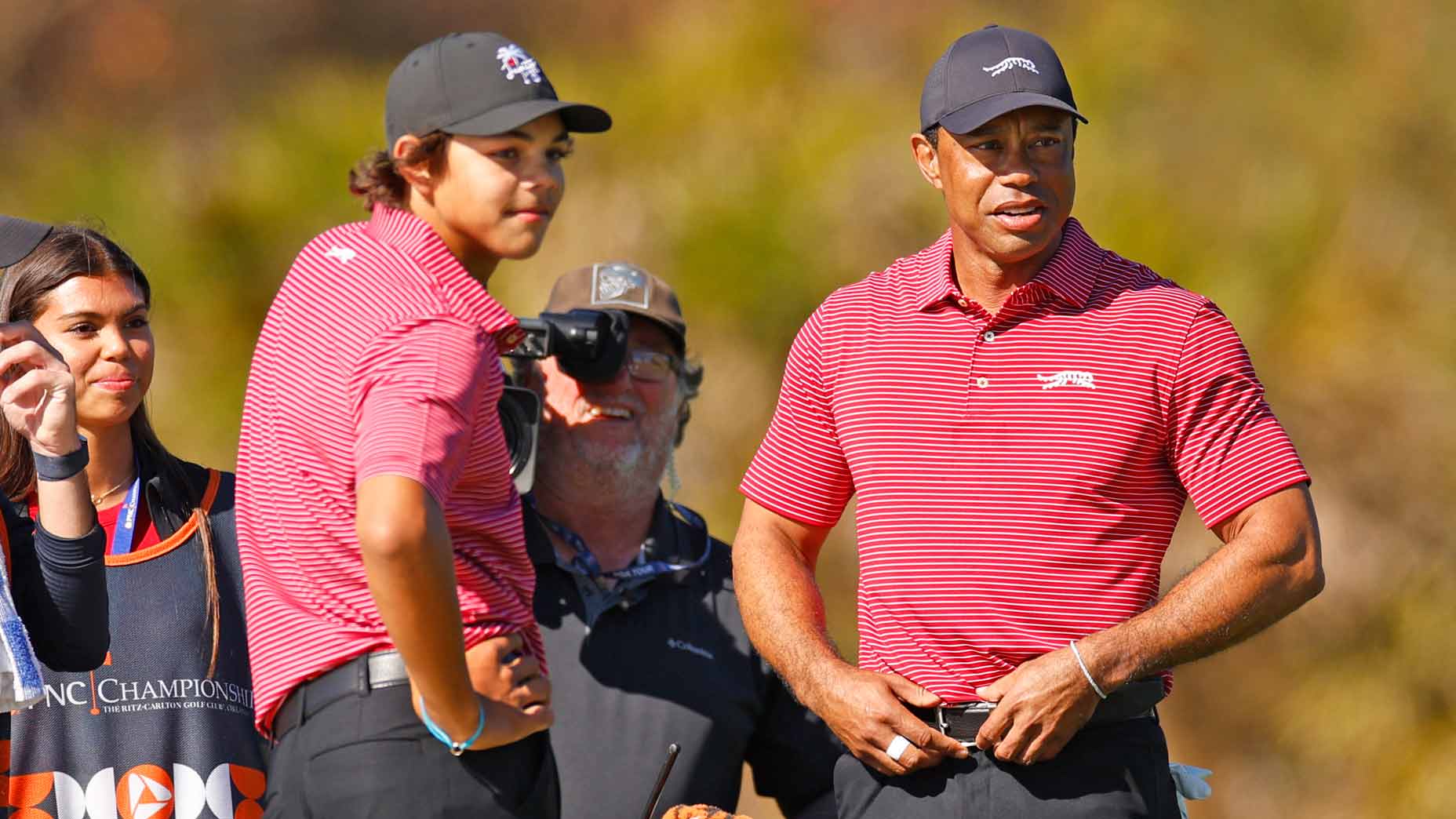 Tiger Woods Watches Charlie Woods Win Championship