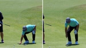 ryo hitsasune drops club at the Australian Open