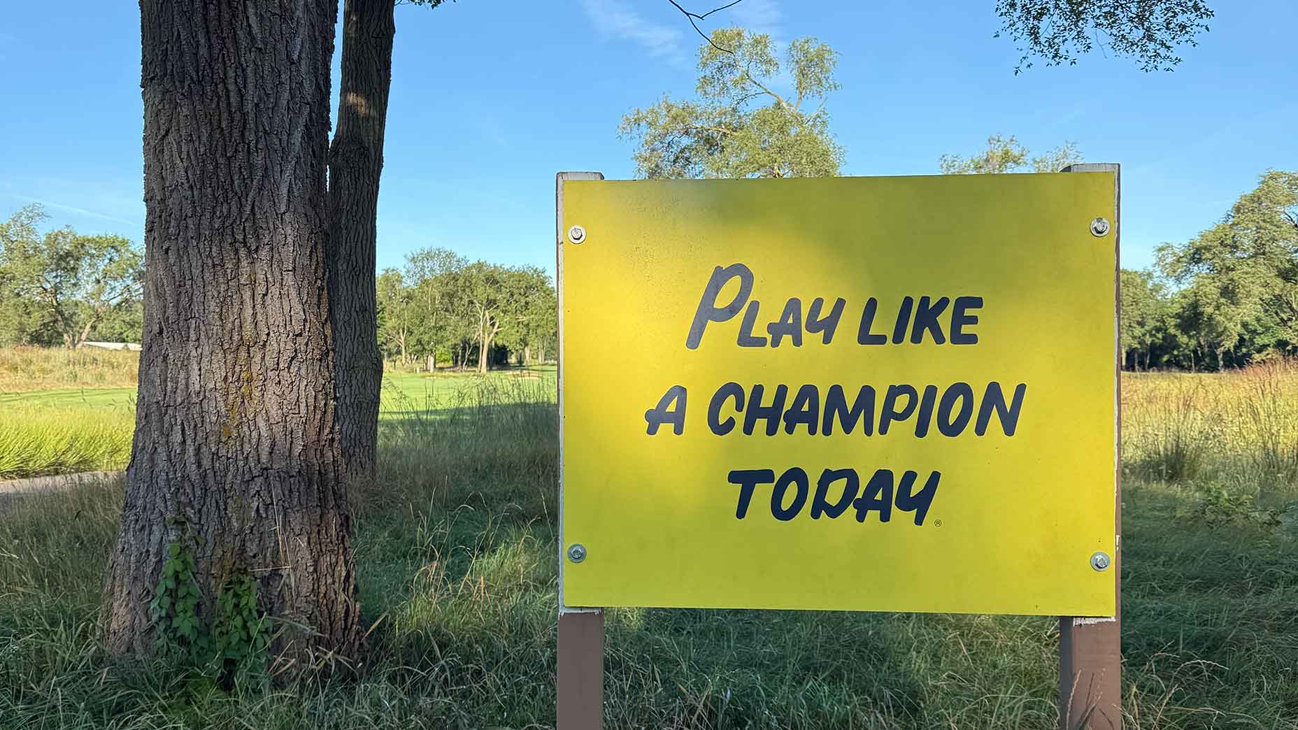 Notre dame golf course