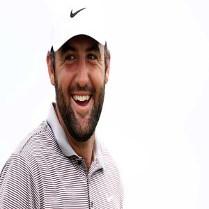 Scottie Scheffler pictured at the 2025 Hero World Challenge.