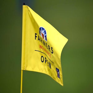 2026 Farmers Insurance Open Friday tee times: Pin flag at Torrey Pines.