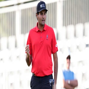 Former LIV winner Eugenio Chacarra during the 2025 Open de España.