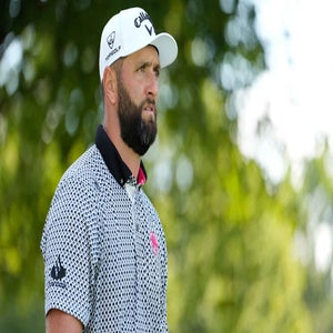 ohn Rahm of Legion XIII walks off the fifth tee during day one of the LIV Golf Team Championship Michigan at The Cardinal at Saint John's on August 22, 2025 in Plymouth, Michigan. (Photo by Raj Mehta/Getty Images)