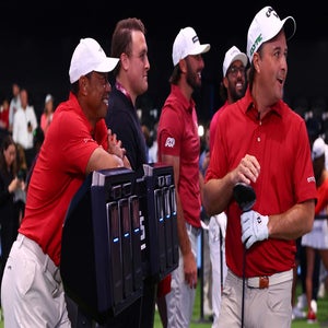 Tiger Woods and his TGL team Jupiter Golf Links.