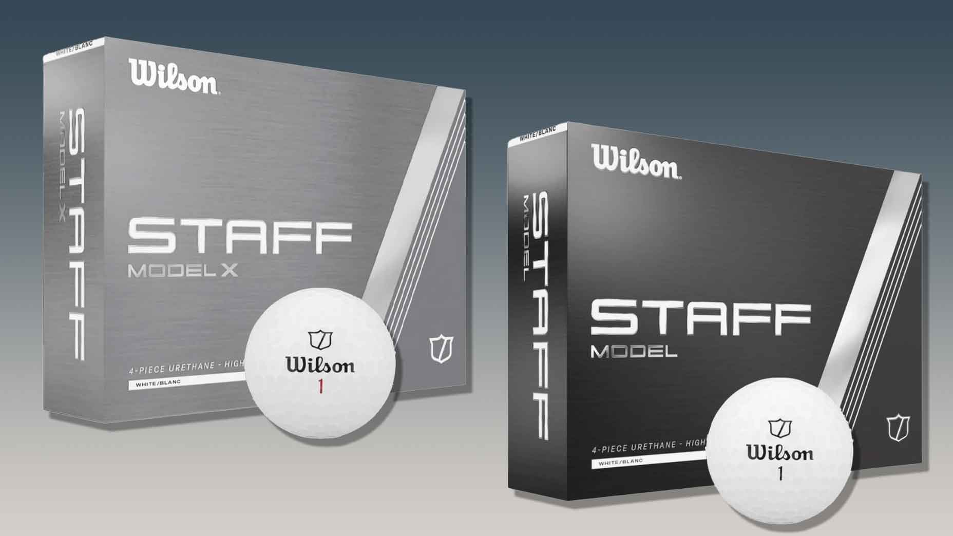 Wilson Staff 2026 Model and model x golf balls