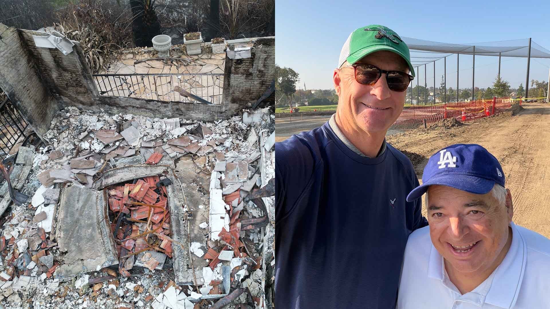 The L.A. wildfires took his home. Golf gave him back much more The L.A. wildfires took his home. Golf gave him back much more