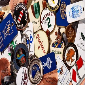 A collection of golf logos