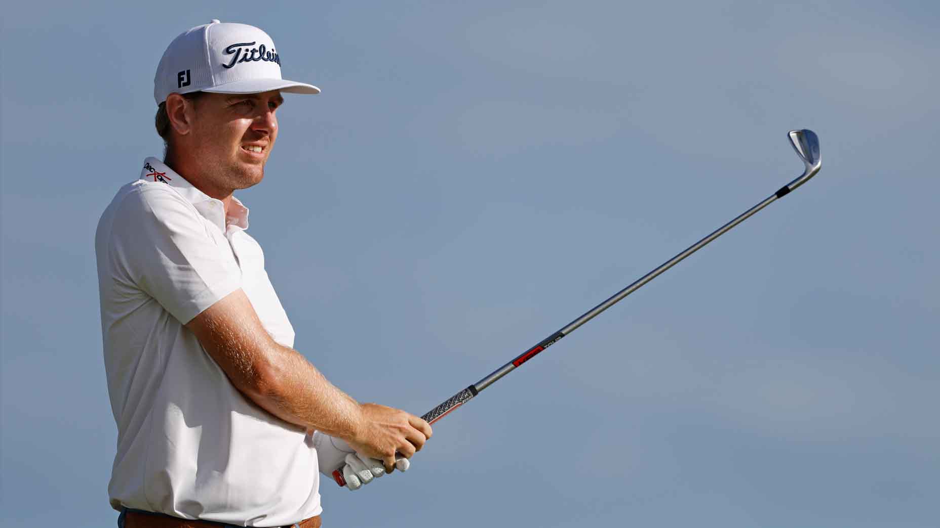 Ryan Gerard plays a shot during the Sony Open