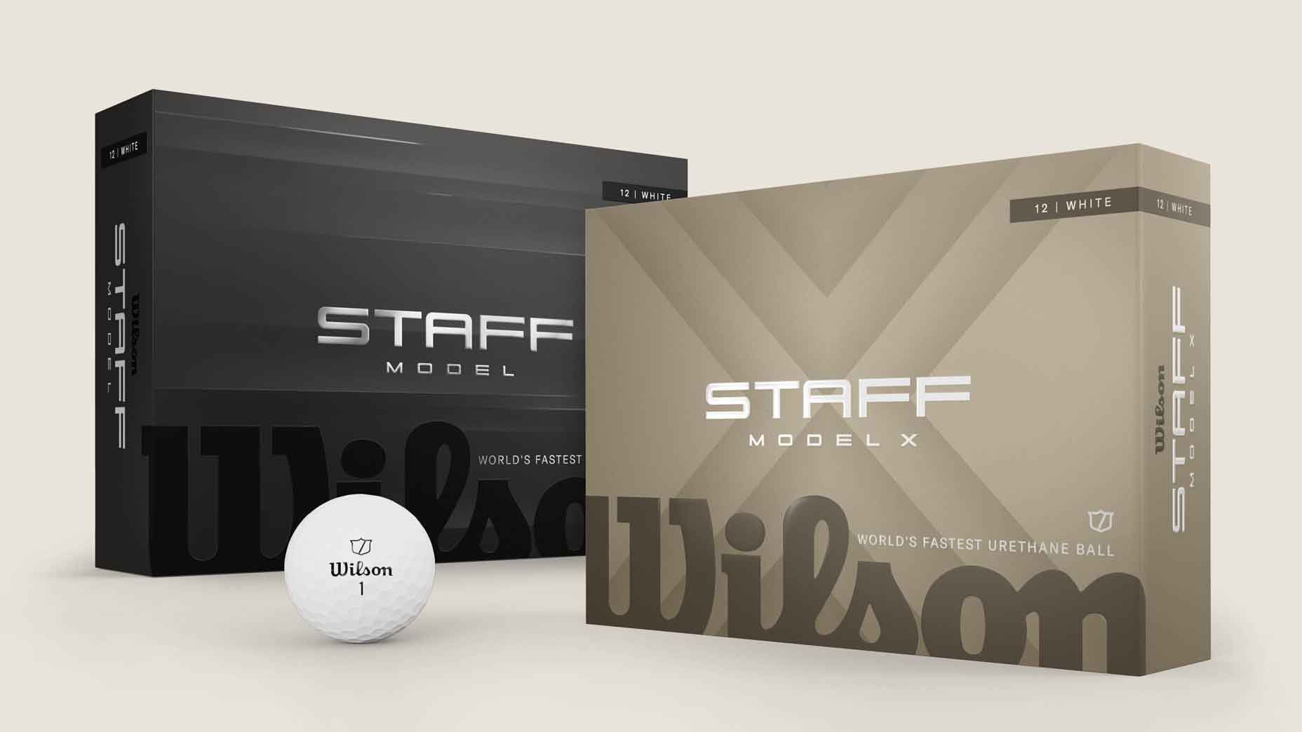 Wilson Staff 2026 Model and model x golf balls