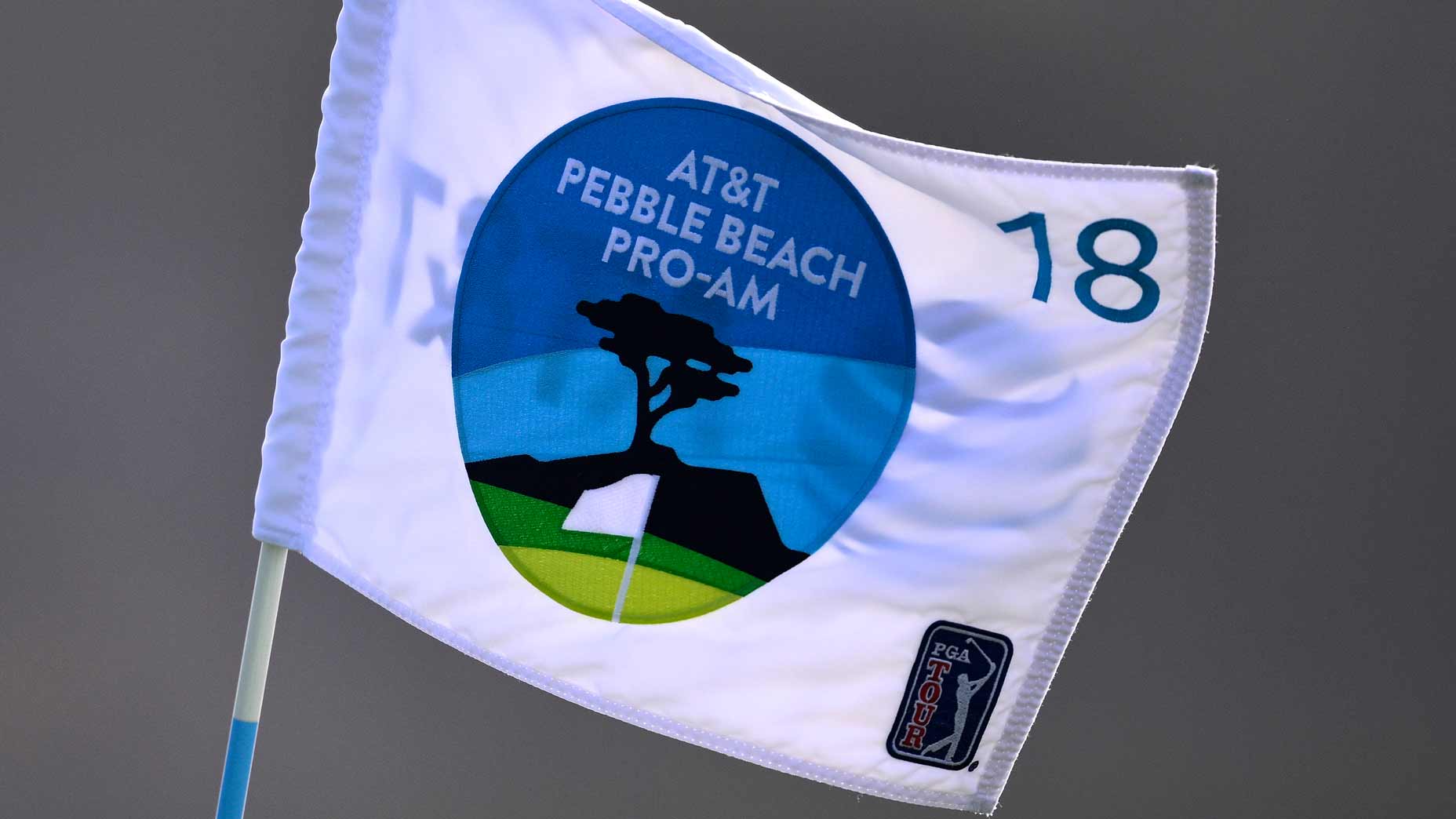 2026 AT&T Pebble Beach Pro-Am Friday TV coverage: Flag seen at Pebble Beach.