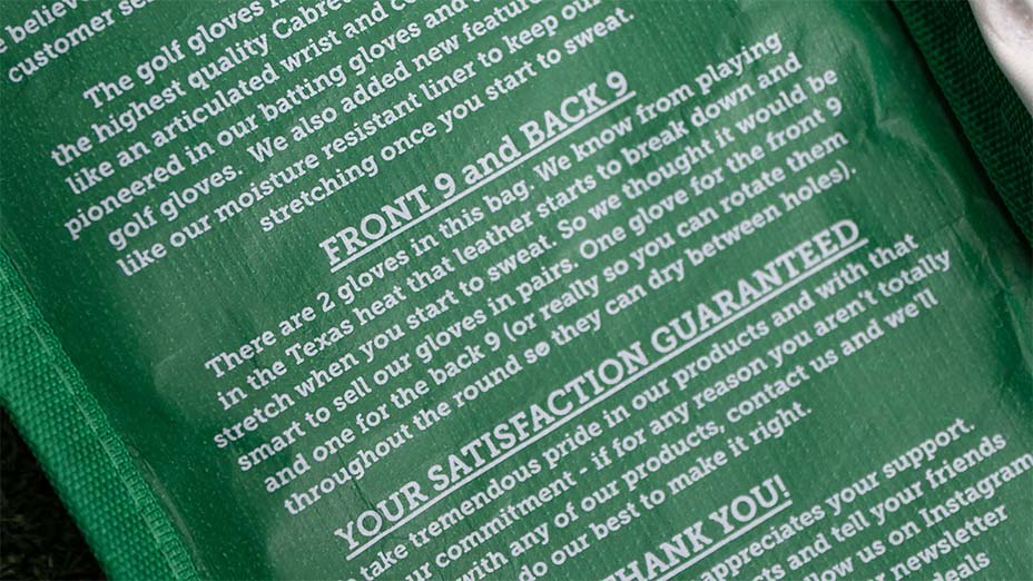 Bruce Bolt Gloves - Instructions