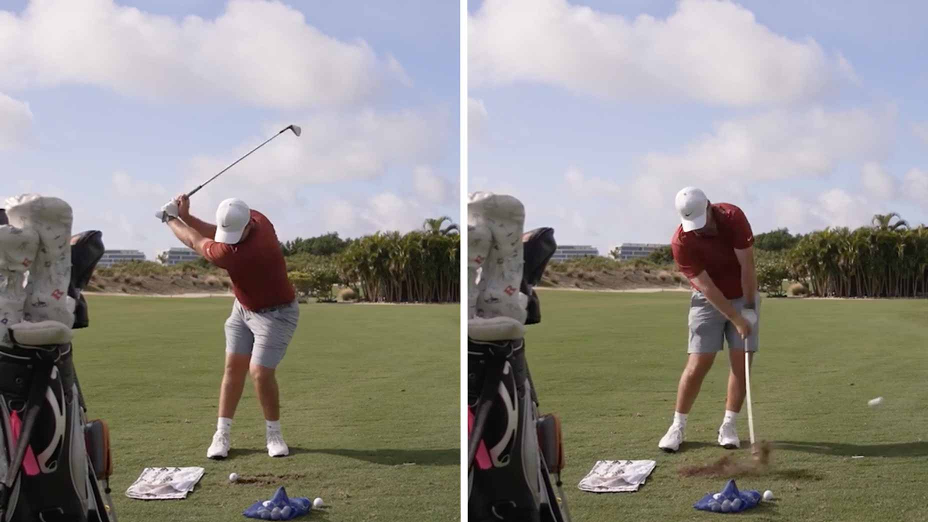 Chris Gotterup towel drill