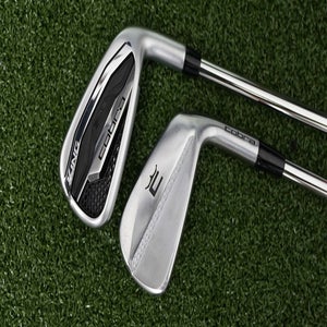 Cobra King and Cobra 3DP.MB 7 Iron - Closeup