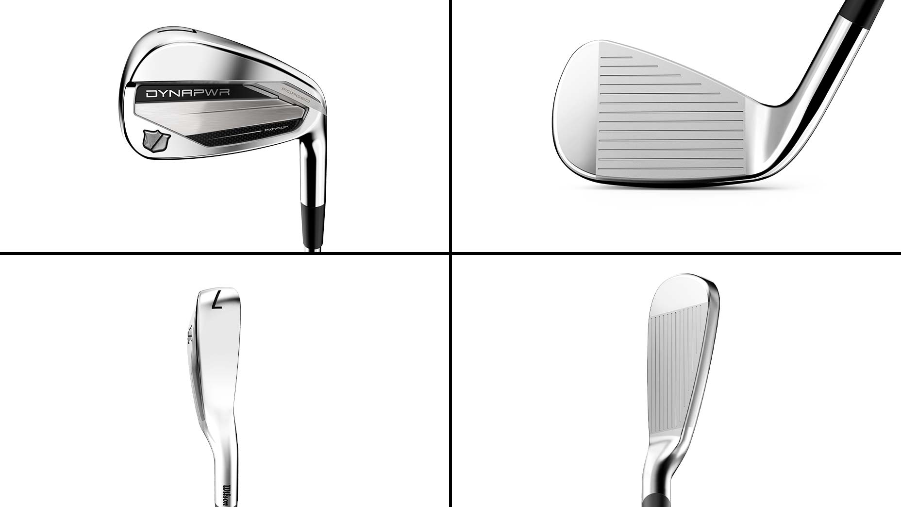 Dynapwr Forged irons from all angles.
