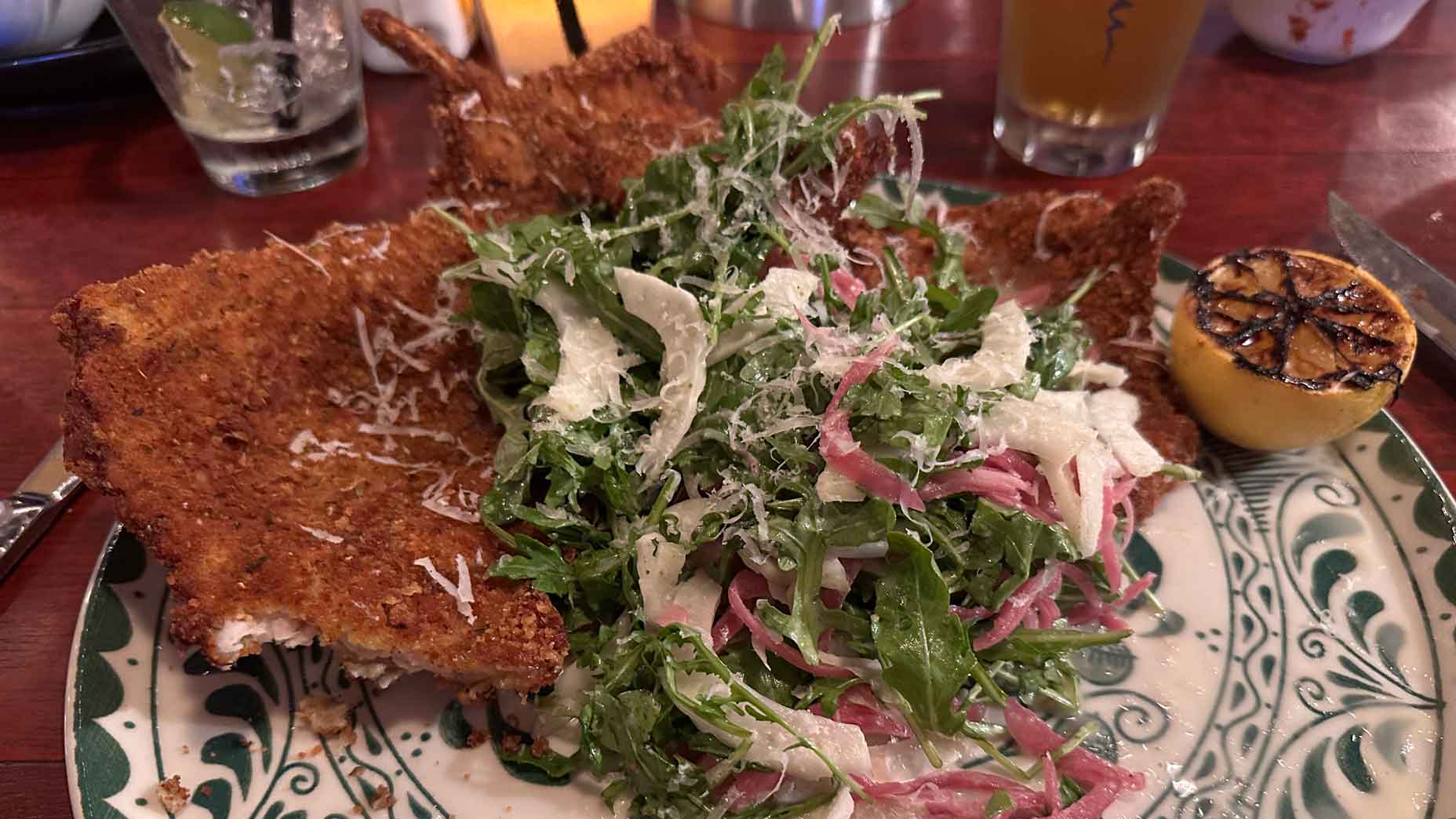 Isabella's Kitchen pork Milanese