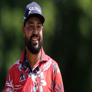 J.J. Spaun of the United States prepares to play a shot from the first tee during the second round of the Travelers Championship 2025 at TPC River Highlands on June 20, 2025 in Cromwell, Connecticut. (Photo by Andrew Redington/Getty Images)