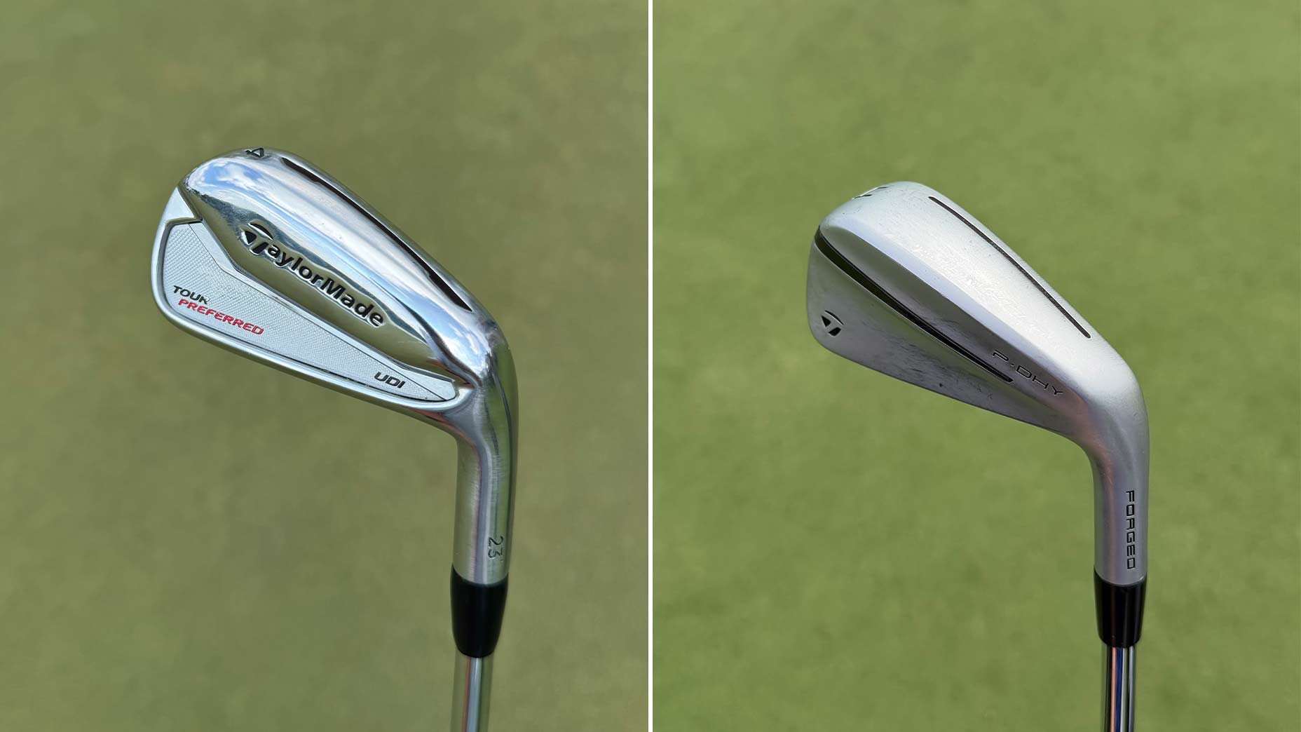 Bridgeman Morikawa 4-irons.