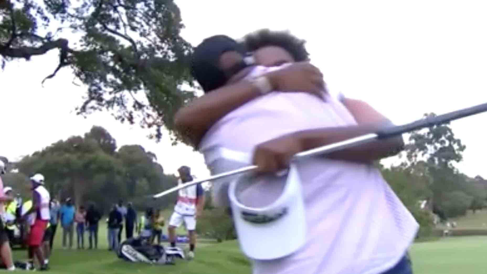 βThe Tiger Woods of golf tipsters.' And 'it's heaven' in Kenya
