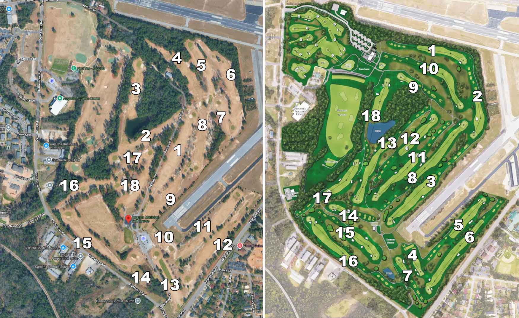 Augusta Patch golf renovation