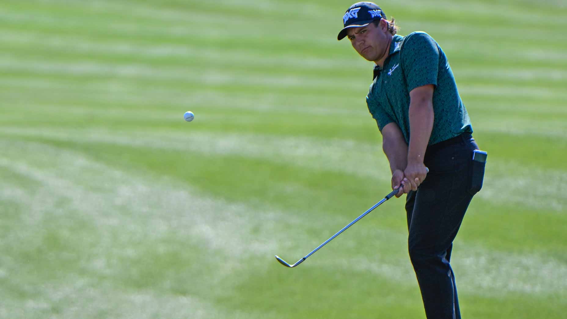 aldrich potgeiter hits chip shot during the 2026 waste management phoenix open