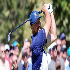 Bryson DeChambeau of the Crushers GC on the 7th fairway during day three of LIV Adelaide