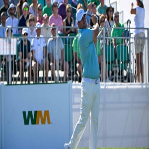 chris gotterup swings during the final round of the 2026 wm phoenix open