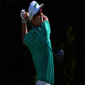 hideki matsuyama swings during the 2026 wm phoenix open